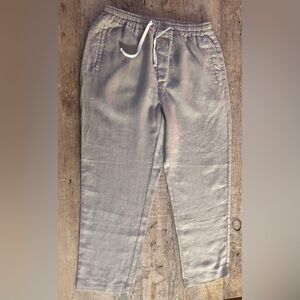 Altea Milano Men's Linen Drawstring Pants Size Large
